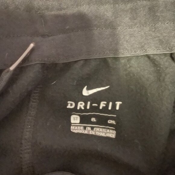 Nike Dry Fit Fleece drawstring Waist Band Small Tall Athletic Pants - Picture 4 of 11